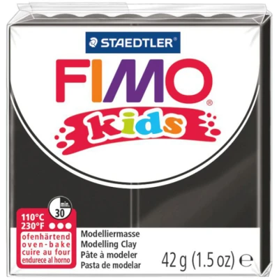 Пластика Fimo kids, Чорна, 42г, Fimo