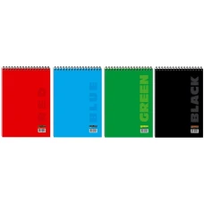 Блокнот COLOR А5, 48 арк. кліт, спіраль, карт. обкл. ВА5248-001 Графіка