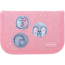 Пенал Kite 1 від., 2 відв., з наповненням K22-622H-9 Hugs&Kittens