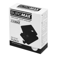 Діркопробивач металевий JOBMAX, до 20 арк., чорний, BM.4040-01