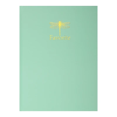 Книга канцелярська FAVOURITE, PASTEL, А4, 96 арк., кліт, офсет, тверда лам. обкл, м'ятна, BM.2400-438