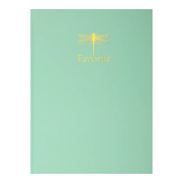 Книга канцелярська FAVOURITE, PASTEL, А4, 96 арк., кліт, офсет, тверда лам. обкл, м'ятна, BM.2400-438
