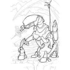 Розмальовка А4 "Robot Heroes", 12 с. 741098