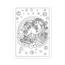 Розмальовка А4 "Unicorn 2", 12 с. 742805, 1Вересня
