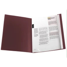 Дисплей-книга 20 файлів, бордова 1020-04-А