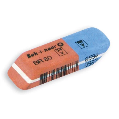 Гумка комбінована BlueStar, 6521/80, Koh-i-noor