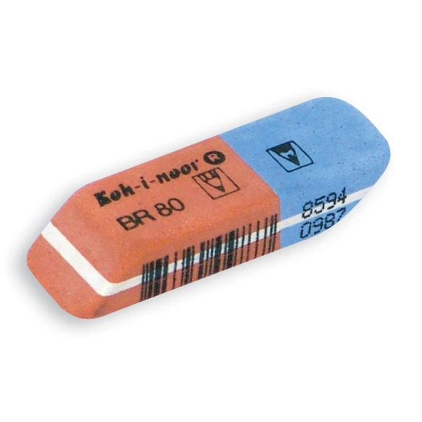 Гумка комбінована BlueStar, 6521/80, Koh-i-noor