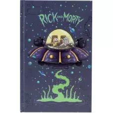 Книга записна А6, 80арк. кліт. тверда обкл. Rick and Morty RM22-199-2 Kite