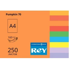 Папір кольоровий REY Adagio А4 160г/м2, 250 арк. інтернет Pumpkin 70, гарбузовий