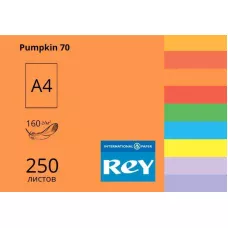 Папір кольоровий REY Adagio А4 160г/м2, 250 арк. інтернет Pumpkin 70, гарбузовий