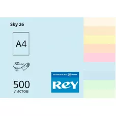 Папір кольоровий REY Adagio А4 80г/м2, 500 арк. пастель Sky 26, блакитний