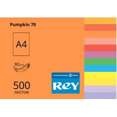 Папір кольоровий REY Adagio А4 80г/м2, 500 арк. інтенсив Pumpkin 70, гарбузовий