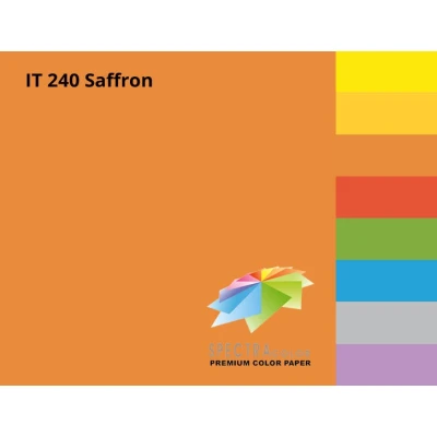 Папір кольоровий Spectra Color А4 160г/м2, 250 арк. інтенсив Saffron 240, помаранчевий