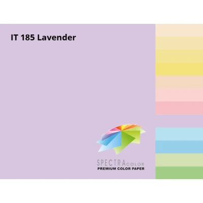 Папір кольоровий Spectra Color А4 75г/м2, 500 арк. пастель Lavender 185, ліловий