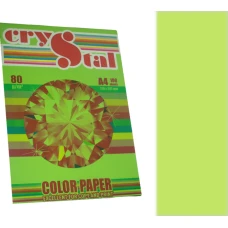 Папір кольоровий Crystal Color Paper А4 80 г/м. 100 арк. пастель Lagoon 130, св.зелений