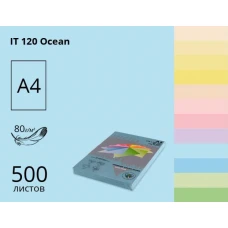 Папір кольоровий Spectra Color А4 80г/м2, 500 арк. пастель Ocean 120, блакитний