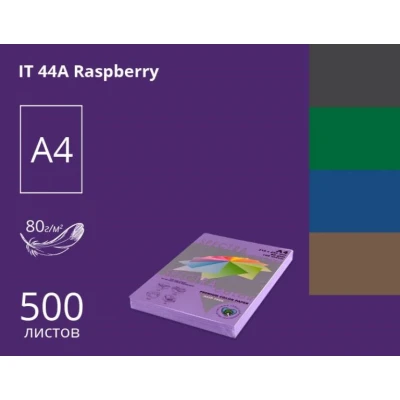 Папір кольоровий Spectra Color А4 80г/м2, 500 арк. темні тони Raspberry 44A, темно-малиновий