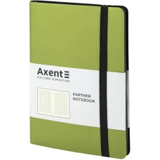 Книга записна Partner, 125*195, 96арк, кліт. салатовий 8206-09-A
