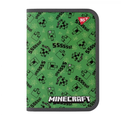 Папка для зошитів пласт. на блискавці В5 Minecraft. Creepers 492203 YES