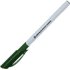 Ручка гелева Hiper White Shark 0,6 мм. зелена, HG-811