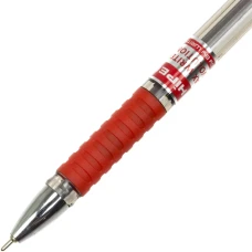 Ручка масляна Hiper Max Writer Evolution 0,7 мм. червона, HO-335-ES