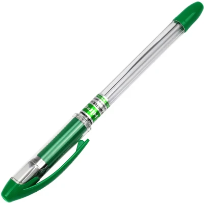Ручка масляна Hiper Max Writer 0,7 мм. зелена, HO-335