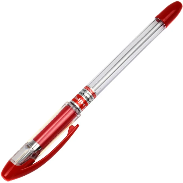 Ручка масляна Hiper Max Writer 0,7 мм. червона, HO-335