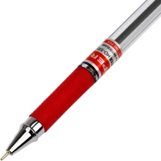 Ручка масляна Hiper Max Writer 0,7 мм. червона, HO-335
