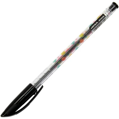 Ручка масляна Hiper Stylo 0,6 мм. чорна, HO-545