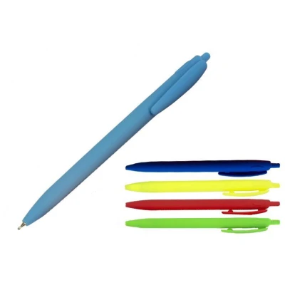 Ручка масляна автоматична Hiper Soft-touch 0,7 мм. синя, НА-170