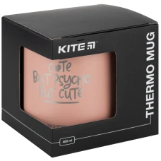 Термокружка 400 мл, пудра K22-379-03 Kite