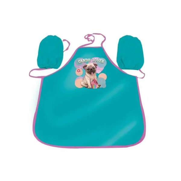 Фартух 34,5*50см з водонепроникним покриттям, з нарукавниками 25см, серія Cand