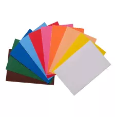Набір Фоаміран ЕВА різнокольоровий, з клейовим шаром, 10 кольорів, А4, товщина 1,7 мм, 742718