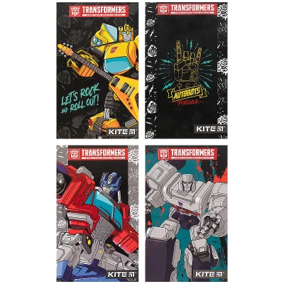 Блокнот-планшет А6, 50арк, нелінований Transformers TF21-195 Kite