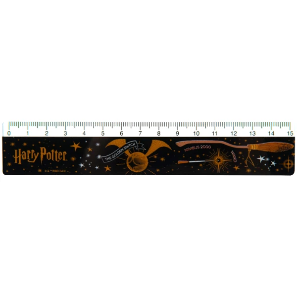 Лінійка пластикова, 15см. Harry Potter HP23-090 Kite