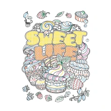 Водна розмальовка YES "Yummy cupcakes" 742845