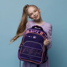Рюкзак шкільний напівкаркасний YES S-40 "Pretty girl" 38*30*17см., 558903
