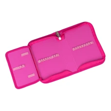 Пенал твердий Smart одинарний з клапаном HP-03 Rainbow hearts, фіолетовий, 532824