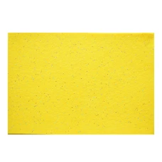 Фетр Santi м'який з гліттером, жовтий, 21*30см., (ціна за 1 шт.) 741816