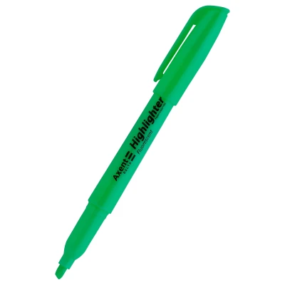 Маркер Highlighter D2503, 2-4 мм клиноп., зелений
