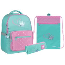 Набір рюкзак + пенал + сумка для взуття Kite SET_K22-770M-3 Charming