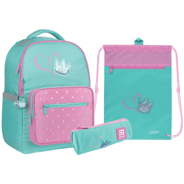 Набір рюкзак + пенал + сумка для взуття Kite SET_K22-770M-3 Charming