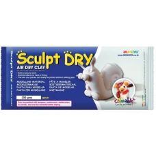 Маса для моделювання, біла, самозастигаюча, 250г, ''Sculpt Dry'', MUNGYO