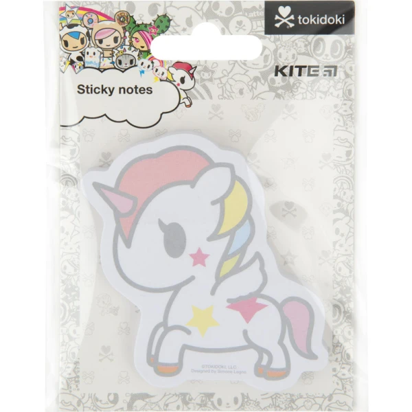 Блок паперу з клейким шаром, 70х70мм, 50арк, tokidoki TK22-298-1 Kite