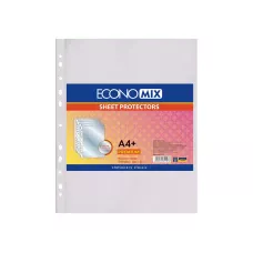 Файл А4+, глянцевий, 40мкм (100 шт/уп.) E31107 Economix