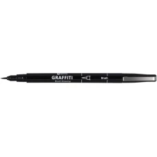 Лайнер Optima GRAFFITI Brush 0,5 мм, чорний, О16414