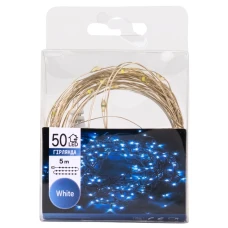Гірлянда "Роса" 50 LED, біла, 5 м, від USB, 9133-008
