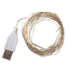 Гірлянда "Роса" 50 LED, різнокольорова, 5 м, від USB, 9133-007