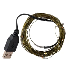 Гірлянда "Роса" 100 LED, різнокольорова, 10 м, від USB, 9133-015