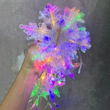 Гірлянда "Сніжинки", 140 LED, різнокольорова, від електромережі, 9133-034
